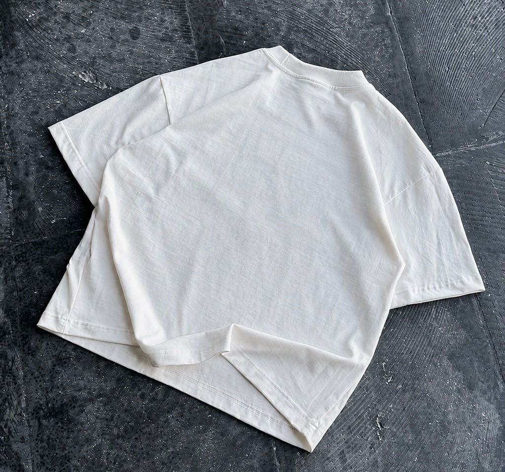 Boxy White Tee