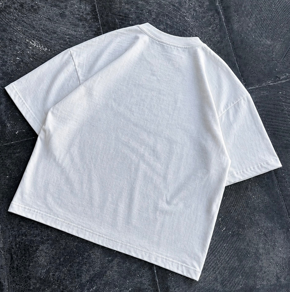 Boxy White Tee