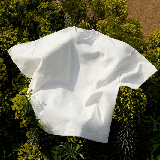 Boxy White Tee